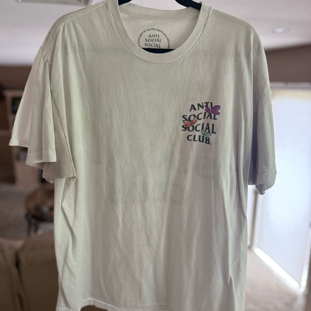 Anti Social Social Club Cream Short Sleeve Tee